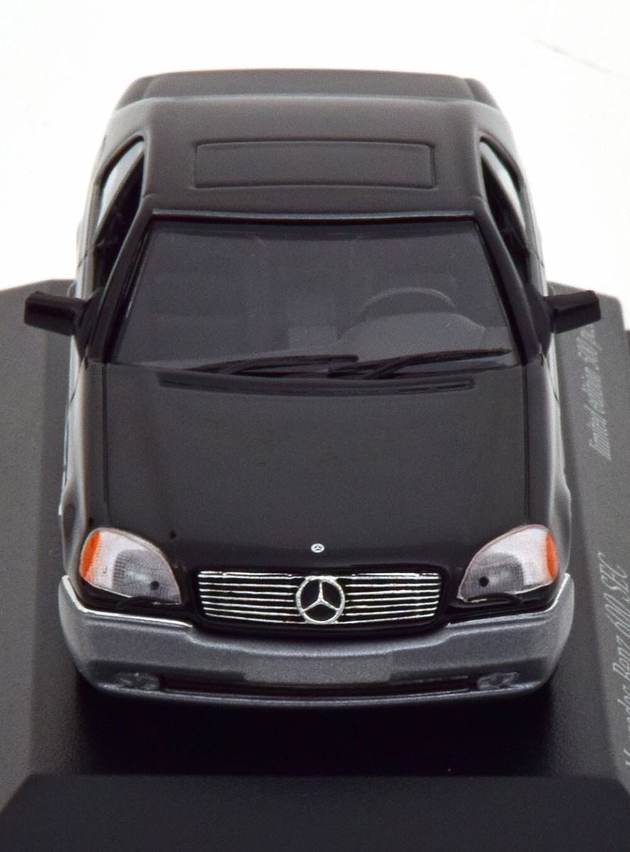 Mercedes 600 Sec C140 Coupe 1992 Black Minichamps 943032603