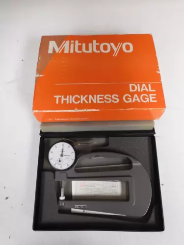 Mitutoyo - model 7321 - Dial Thickness Gage w/ Ceramic Tips - 10/.01mm - PM25
