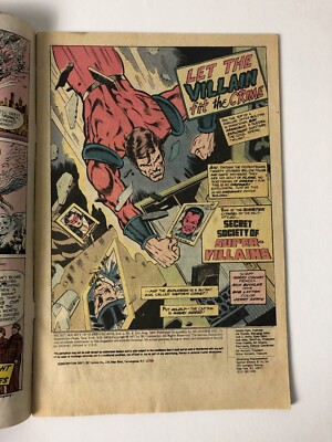英語版　THE SECRET SOCIETY OF SUPER-VILLAINS The Secret Society of Super Villains (1976-1978) #9 by Gerry