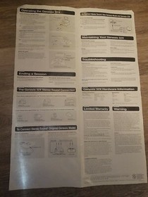 Sega Genesis 32x Console Instruction Manual System Owner's Booklet Book