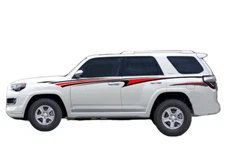 Graphic Waist Line Stripes Car Sticker For TOYOTA 4RUNNER 2 Sides Door Decals