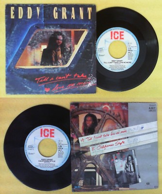 LP 45 7'' EDDY GRANT Till I can't take love no more California no cd mc dvd