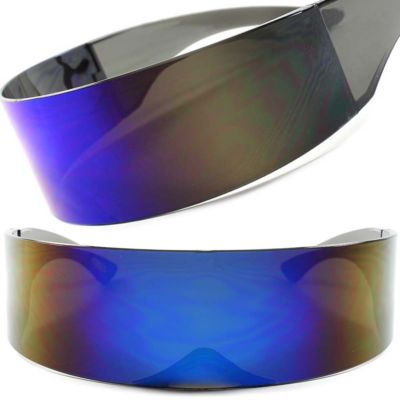 Funky Sci-Fi Robotic Star Trek Futuristic Party Cosplay Costume Sun Glasses F68