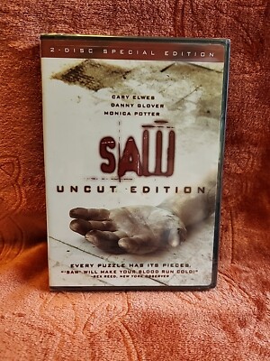 Saw Uncut Edition. 2disc Special Edition DVD 2004. NEW 