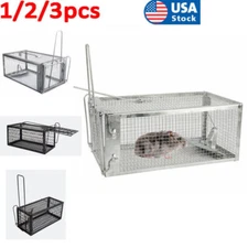 Cage Trap Mouse Live Humane Squirrel Chipmunk Rat Mice Rodent Animal Catcher