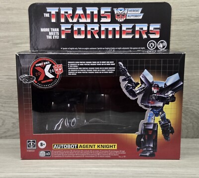 Hasbro TRANSFORMERS Collaborative KNIGHT RIDER Deluxe Agent Knight 2024 In Hand