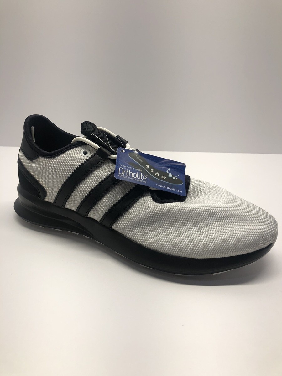 Adidas SL Rise Mens White Black Mesh Athletic Running Shoes  display picture 1