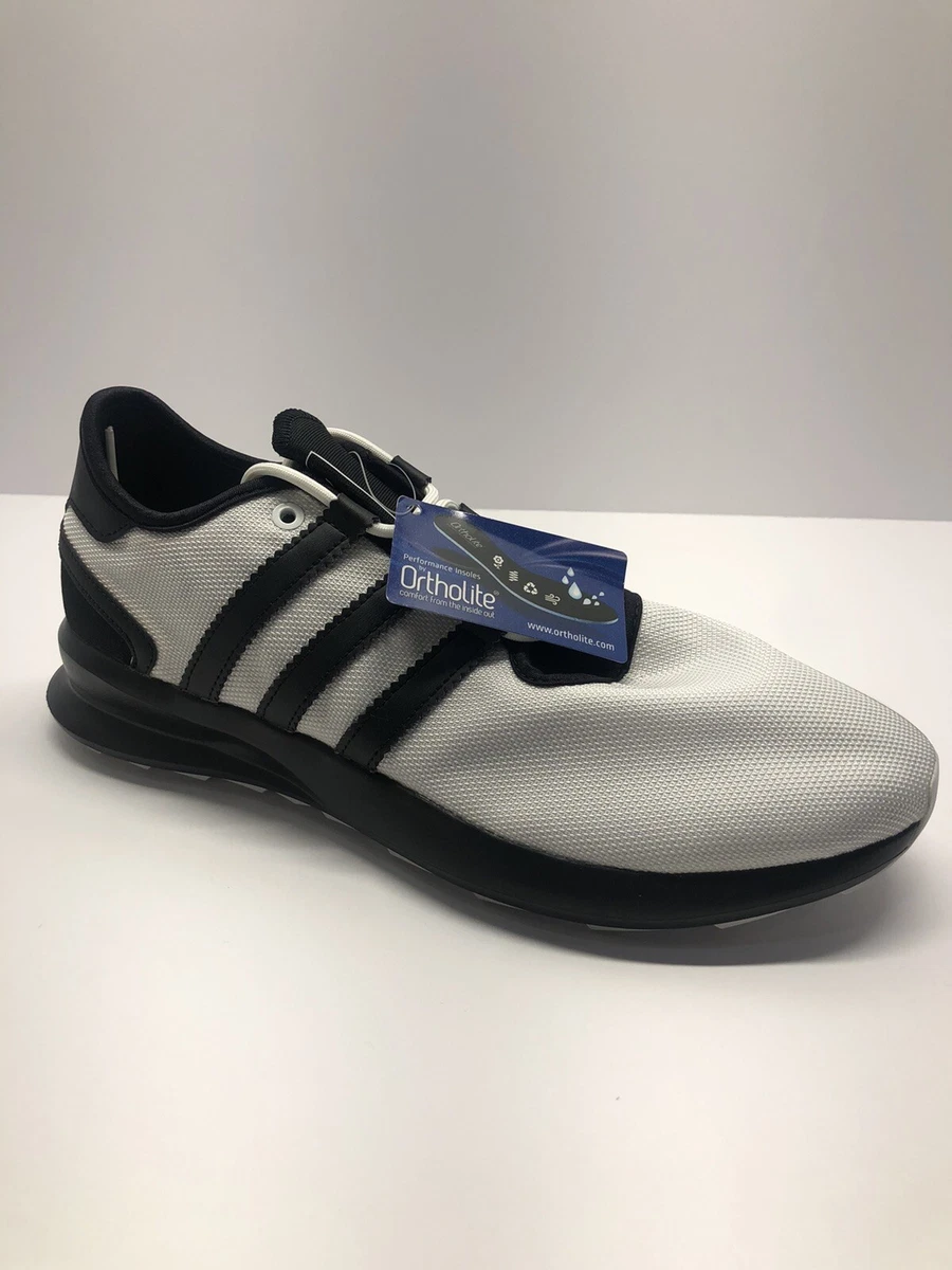 Adidas SL Rise Mens White Black Mesh Athletic Running Shoes Size 10.5 Adidas SL Rise Mens White Black Mesh Athletic Running Shoes  main image 4