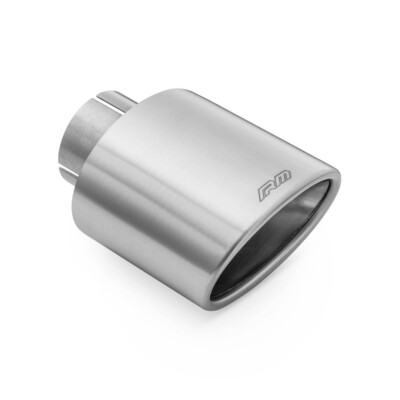RM Motors ovales, abgeschrägtes Ende aus satiniertem Edelstahl 100/63DK