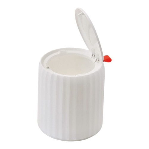 -covered Trash Can Small for Bedroom Waste Bin with Lid Office