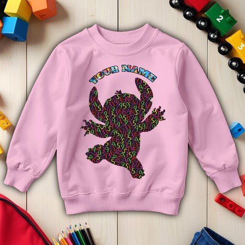 Personalised Boys and Girls Playful Number Day Ideas Jumper Sweatshirt #ND - Picture 17 of 25
