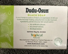 Dudu Osun African Black Soap- Fresh and clean Fragrance Pure & Natural Sealed