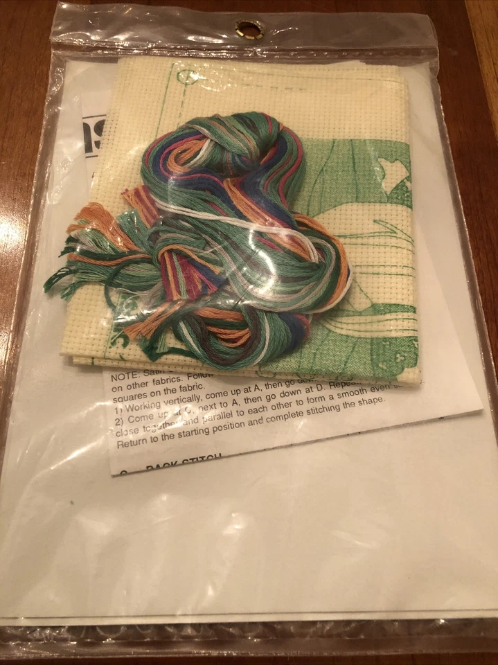 "Kit de punto de cruz Dimensions 6645 GOD LOVES GOLFERS nuevo en paquete 7 x 5""" Foto 3 de 3