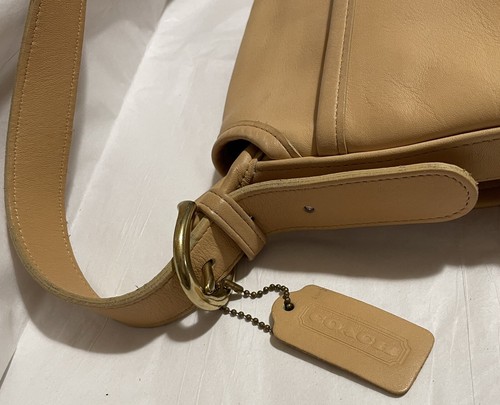 Bolso de silla con solapa Coach Fletcher cuero #4150 vintage década de 1990 EE. UU. excelente y limpio - Imagen 6 de 13