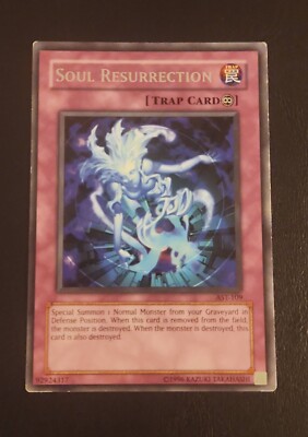 Soul Resurrection - Rare Foil - Yugioh Trap Card - Vintage