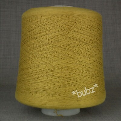 FEINWEBENDES BAUMWOLLGARN - 500g KEGEL - ALTGOLD 2x20NE SCHARF WARP WEBSTUHL TWIST