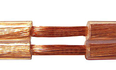 50m Lautsprecherkabel 2x2,5mm² CCA Audiokabel Transparent Metermarkierung - Bild 3 von 5