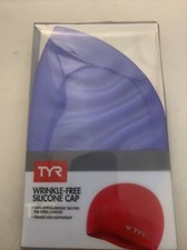 TYR Silicone Swim Cap-Multiple Purple Hypoallergenic 510 NEW 