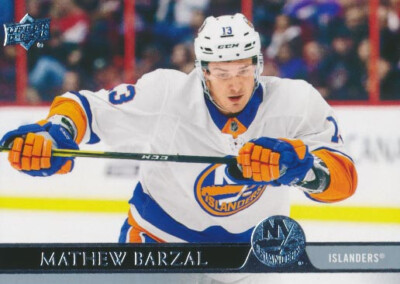 2020-21 Upper Deck #367 MATHEW BARZAL - New York Islanders