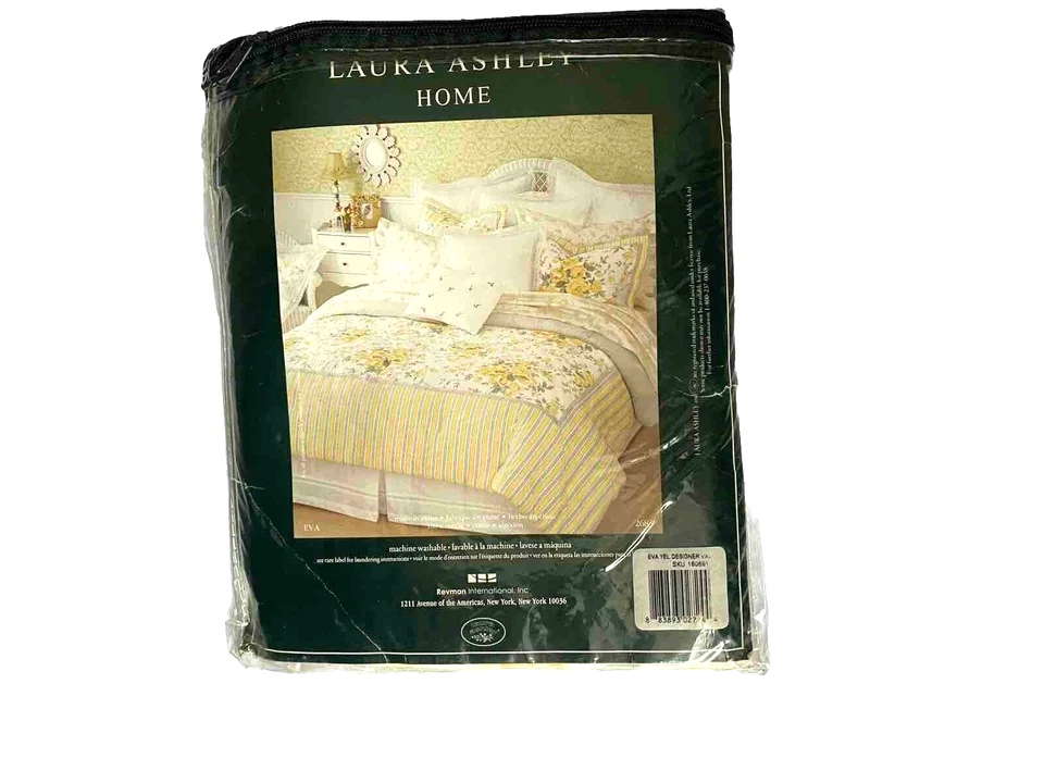 Laura Ashley Nuevo de Lote Antiguo Eva Floral Cenefa Cortina Corta De Colección Años 90 Dorado Marfil Foto 3 de 4