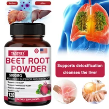 Beet Root Capsules Promote Detoxification Enhance Immunity Maintain Health 120