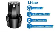 Batteria 12V Litio Ricambio Per Mini Flex Trapano Motosega Elettrica Bricolage