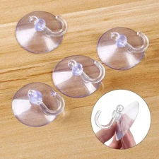 5Pcs Suction Cup Hooks Holder For Glass Window Wall Hook Hanger Kitchen Bathroom