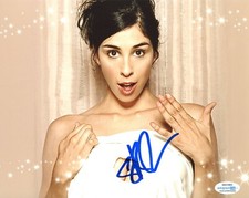 Sarah Silverman Sexy  Autographed Signed 8x10 Photo ACOA 2020-1