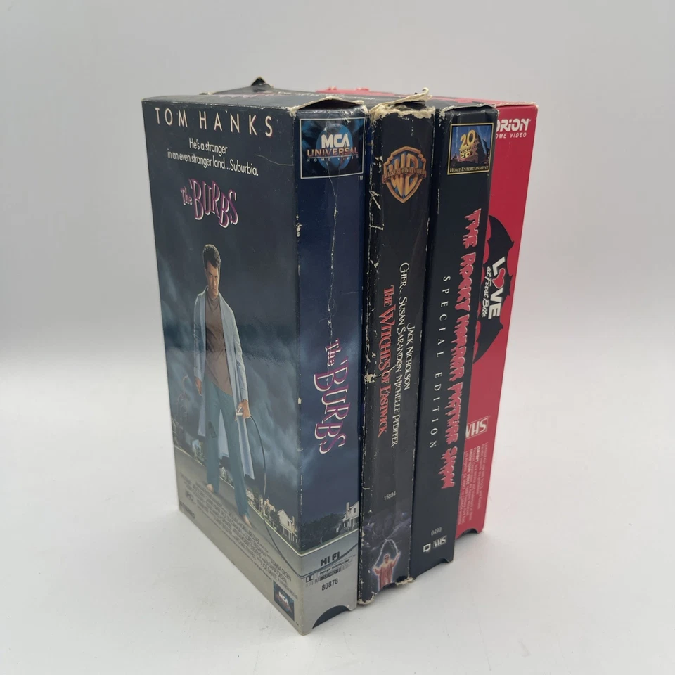 horror vhs lot the burbs rocky horror witches of eastwick love at first bite Foto 2 de 4