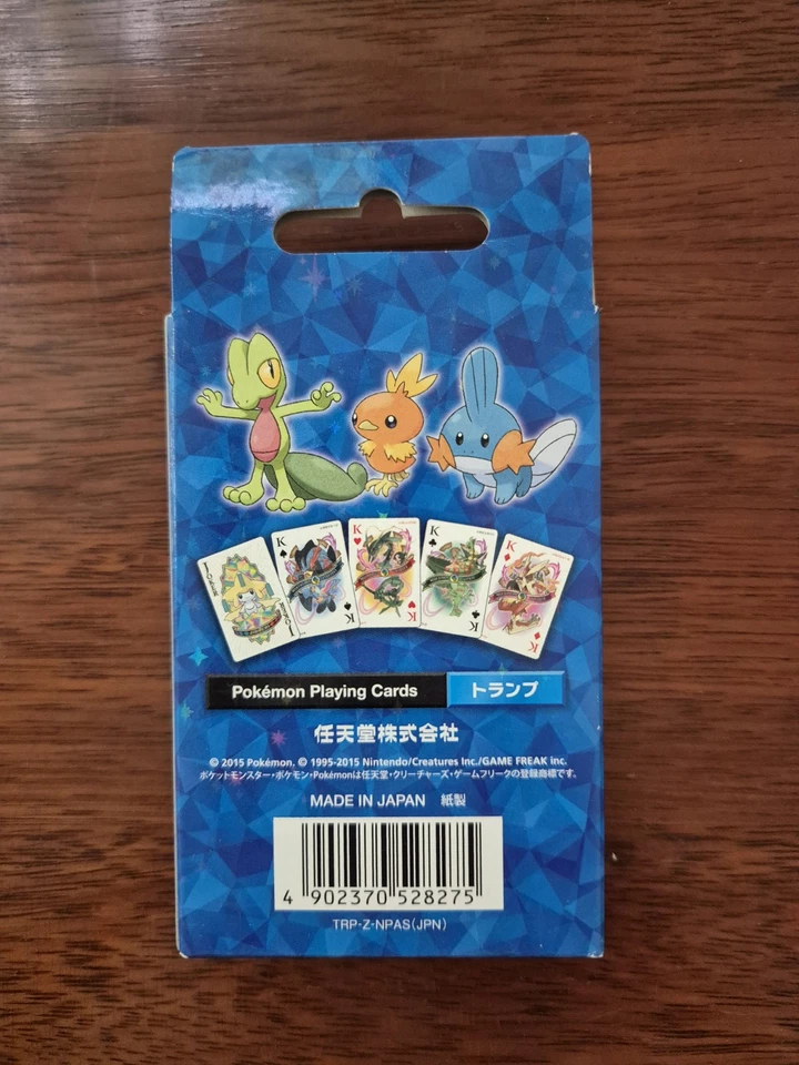 Pokemon Playing Cards Poker Deck Alpha Sapphire Kyogre 2015 Japanese - Image 2 of 3