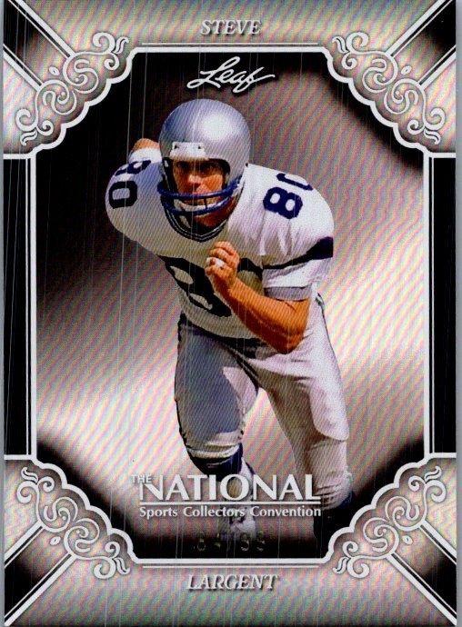 Steve Largent 2026 Leaf National NSCC Exclusive Silver /99
