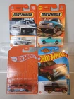 Hot Wheels & Matchbox Vintage Pickup Truck Lot of 4 - Chevy C10, '62 Custom,...
