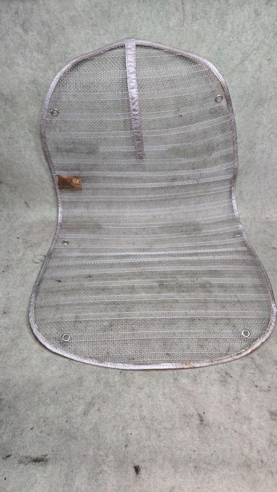 老式 1937 年普利茅斯汽车卡车散热器烤架外壳屏幕保护套配件 NOS — 第 2/3 张图片