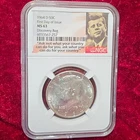 DISCOVERY BAG Kennedy Silver Half Dollar 50C NGC MS63 1964-D First Day Certified
