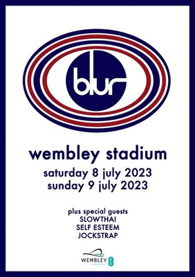 Blur Wembley 2023 A3 A4 Print Poster Music Unframed