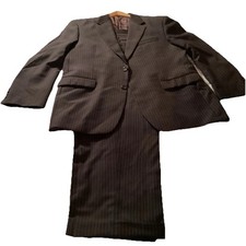 Men  s LAUREN RALPH LAUREN 2Pc Two Button Wool Suit Size 38 Pant