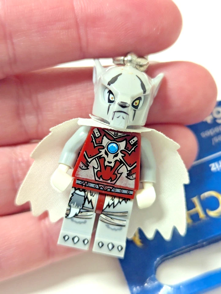 New LEGO Legends of Chima Minifigure Worriz Key Chain (850609) lor016 70011 - Image 3 of 4