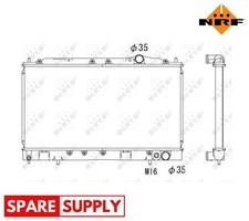 RADIATOR, ENGINE COOLING FOR MITSUBISHI NRF 53521