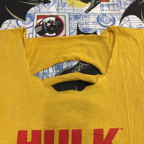 Hulk Hogan Tear Away WWF Hulkamania VTG Men's T-Shirt - Picture 3 of 5