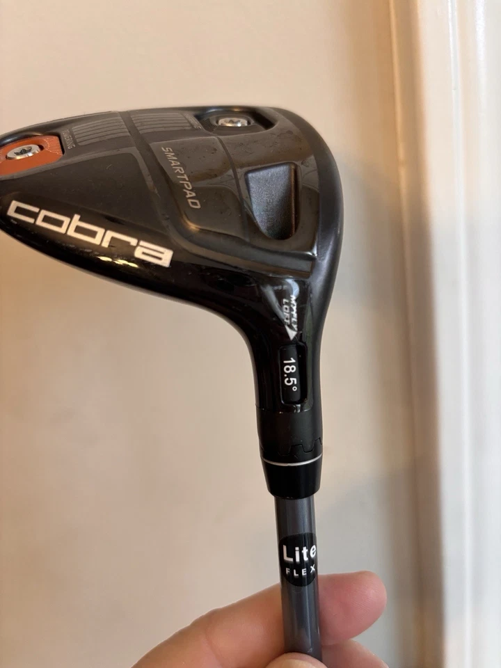 King Cobra F6 Fwy 5-6. Loft 18.5 Light Flex Golf Pride 65 Red Tie Q4 Mid Launch - Image 2 of 4