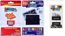 World's Smallest Collectibles Bundle 3 Etch- A- Sketch,Lite Brite, Pictionary