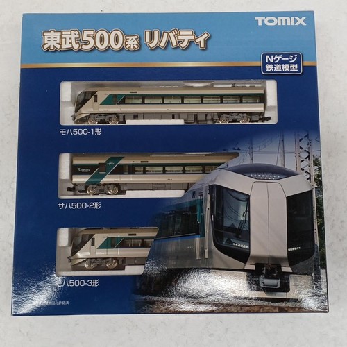 JUEGO DE 3 COCHES TOMIX 1/150 TOBU SERIE 500 LIBERTY BASIC 929007 | Condition: Used