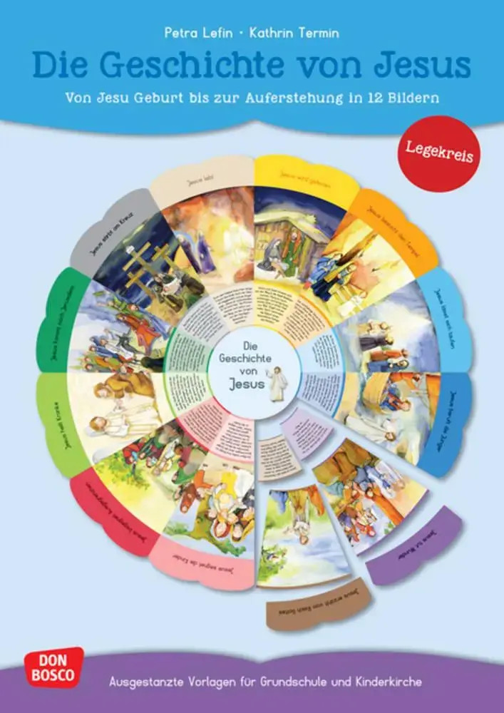 Die Geschichte von Jesus. Von Jesu Geburt bis zur Auferstehung in 12 Bildern....