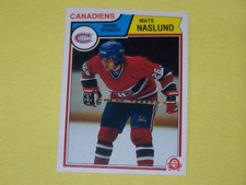 1983-84 OPC MATS NASLUND RC - #193 - MONTREAL CANADIANS