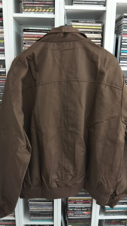 Giacca Harrington jacket - L Brown skinhead Oi! punk ska mod - Imagen 2 de 4