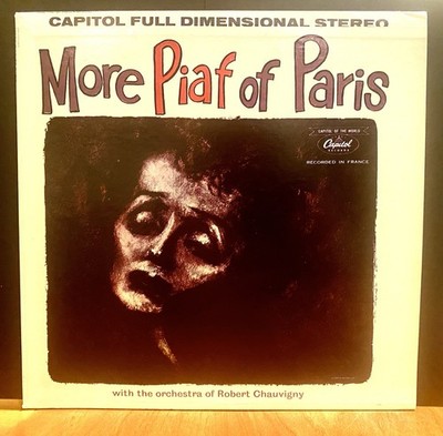 EDITH PIAF  More Piaf Of Paris  (1961 LP) Capitol ST-10283 Chanson Vinyl EXC