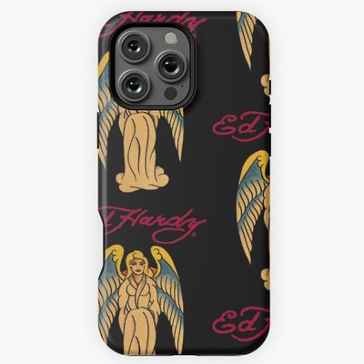 ed hardy angel iPhone 11-16 Pro Max Tough Case Samsung Galaxy