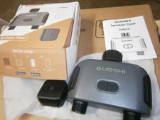 AUOSHI SPRINKLER TIMER SGW02W  2 WATER OUTLET