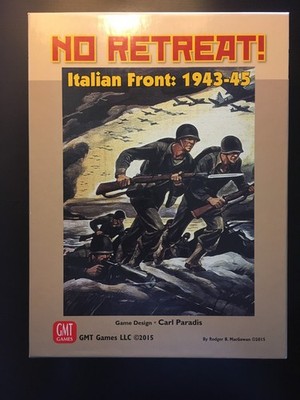 NO RETREAT: ITALIAN FRONT 43-45 - Wargame - English - GMT Games