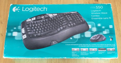Logitech MK550 Comfort Wave K350 Keyboard / M510 Mouse With Receiver WORKS - Afbeelding 3 van 4